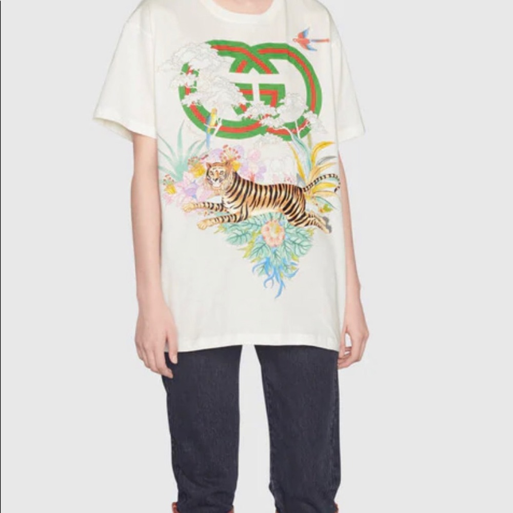 2022 Gucci Lunar New Year of the Tiger Collection WOMENS Tee Size M